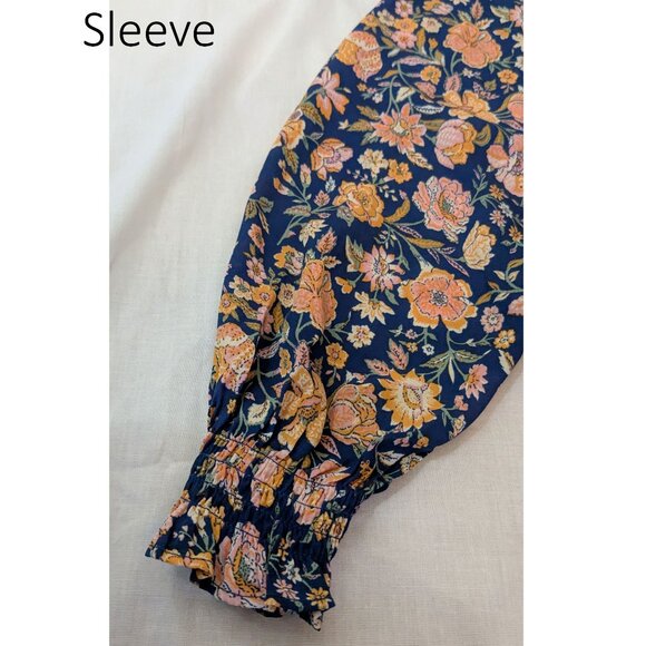 Levi's Floral Print Long Sleeve Casual Dress Size XS - Picture 7 of 12